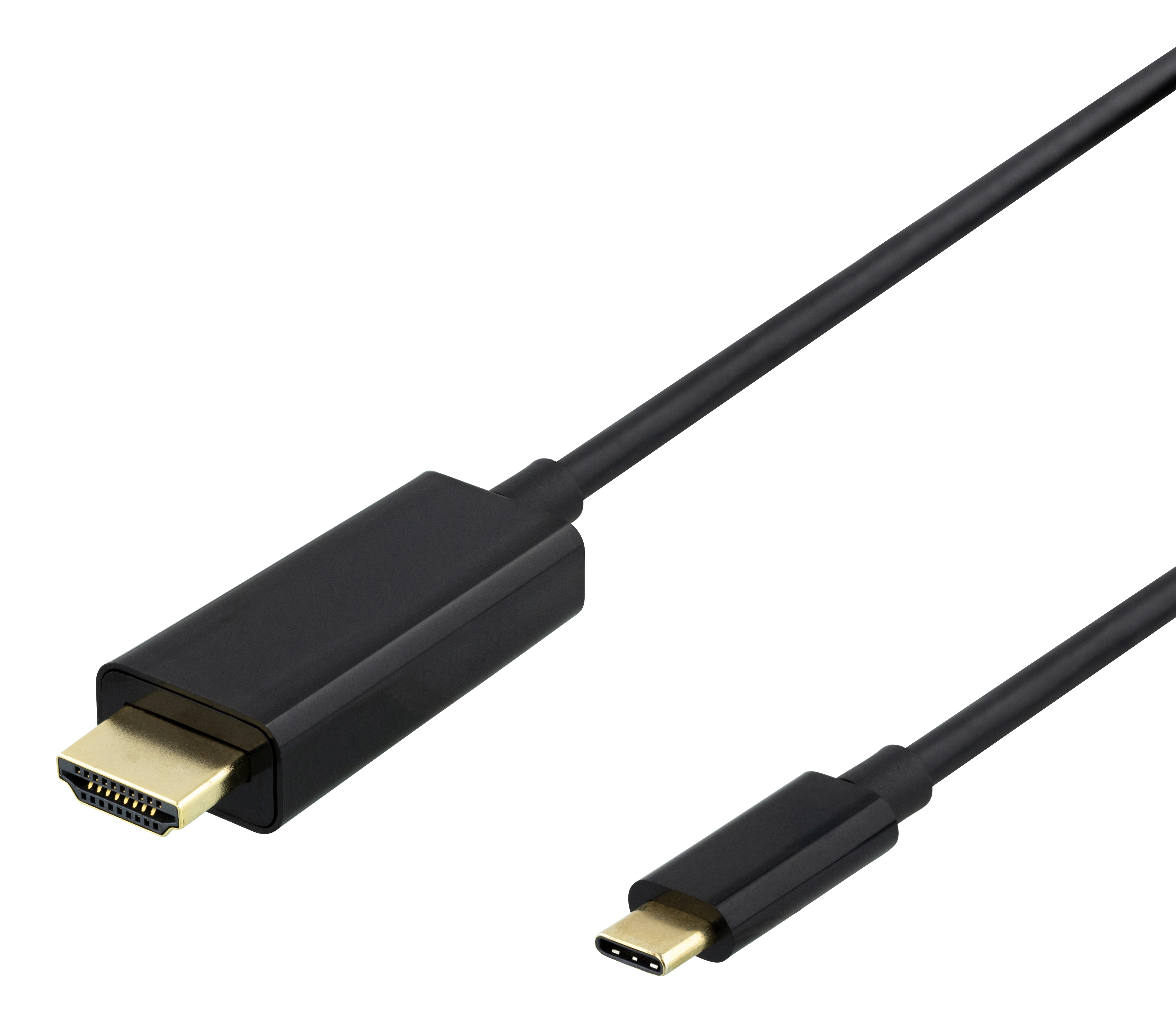 USB-C - HDMI kabelis DELTACO 2m