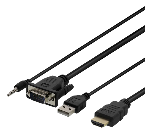 Kabel Deltaco DELTACO VGA su audio