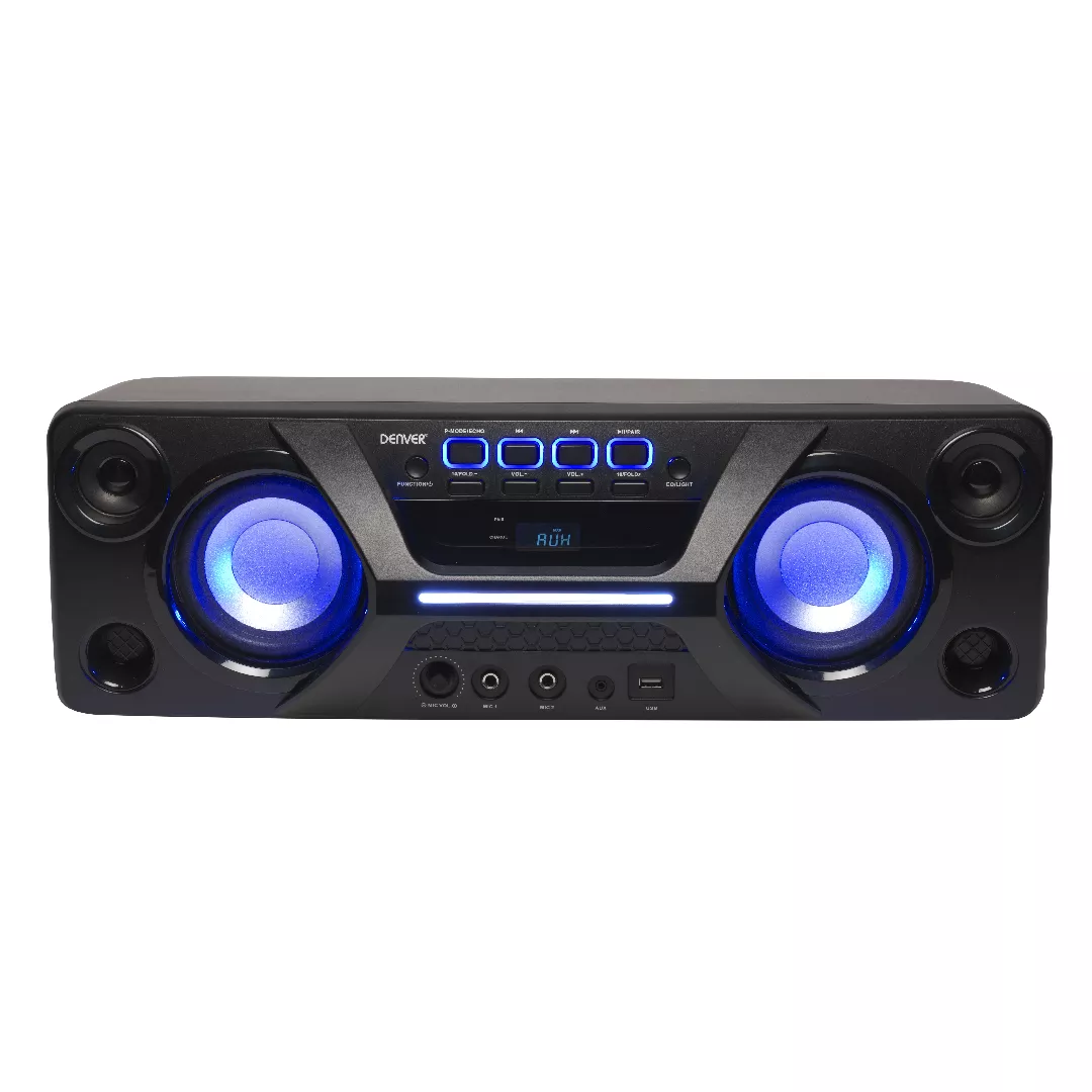 Denver BTB-410NR Stereo portable speaker Black