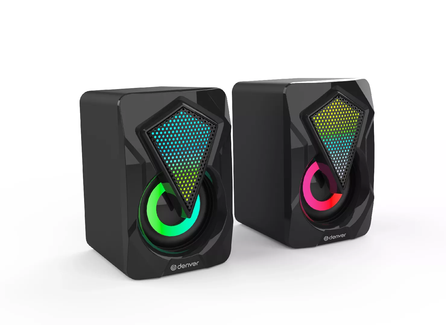 Denver GAS-500 loudspeaker 2-way Black Wired
