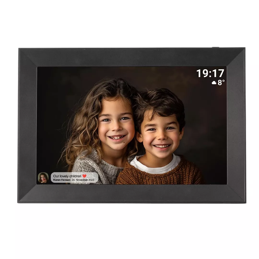 Denver PFF-1012 digital photo frame Black