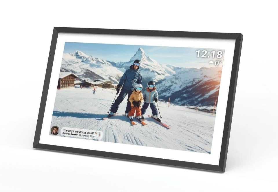Denver PFF-1081 digital photo frame Black