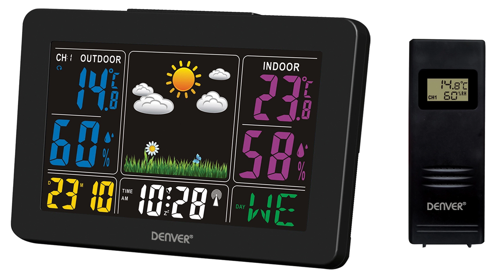 Denver WS-540BLACK digital weather station Black
