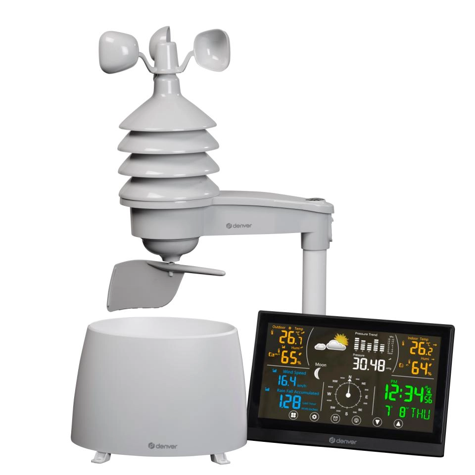 Denver WS-650 digital weather station White
