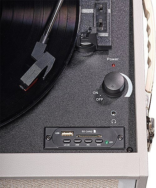 DENVER VPR-250 Turntable Stereo Black Gray