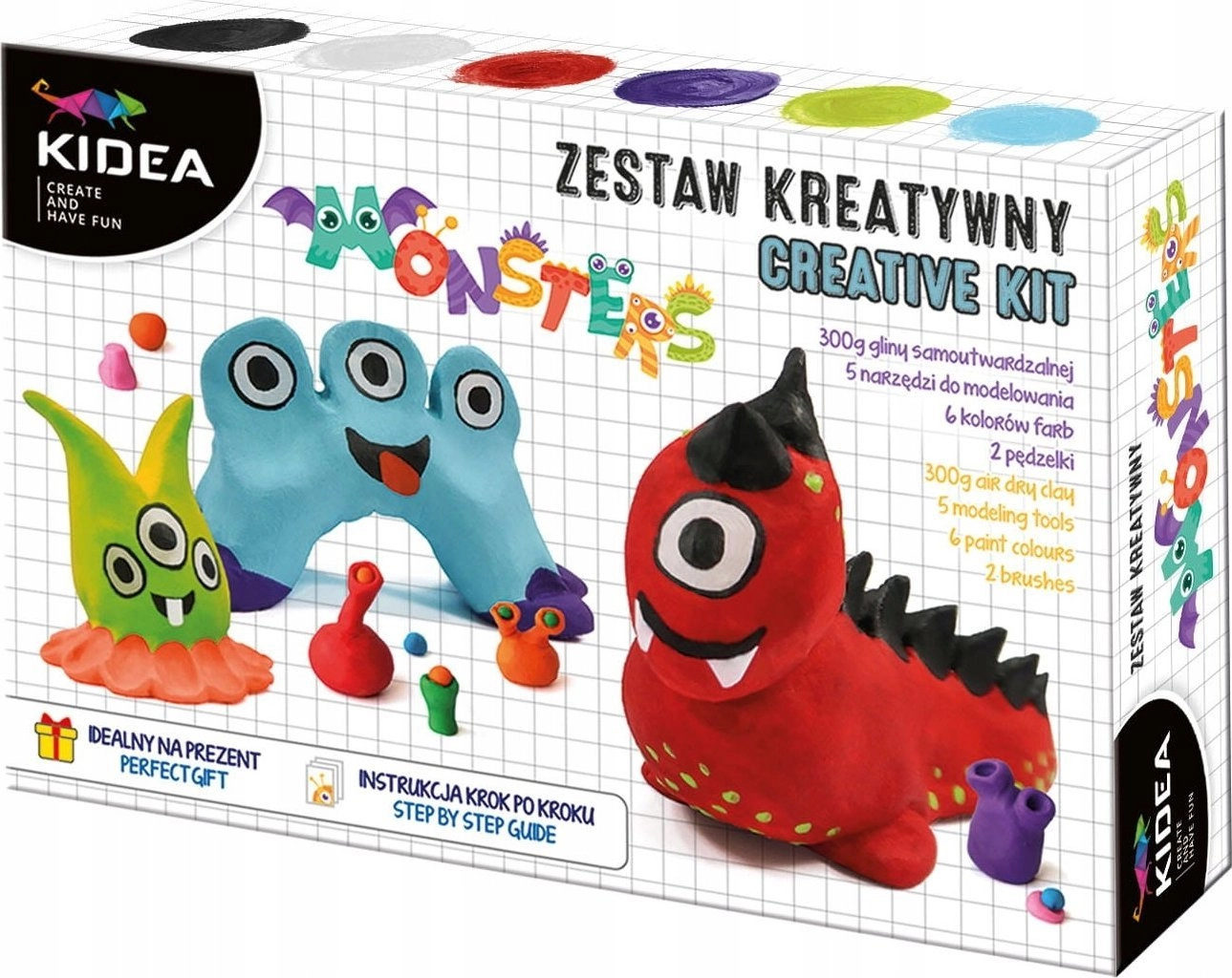 Derform Self-hardening clay set Monsters KIDEA