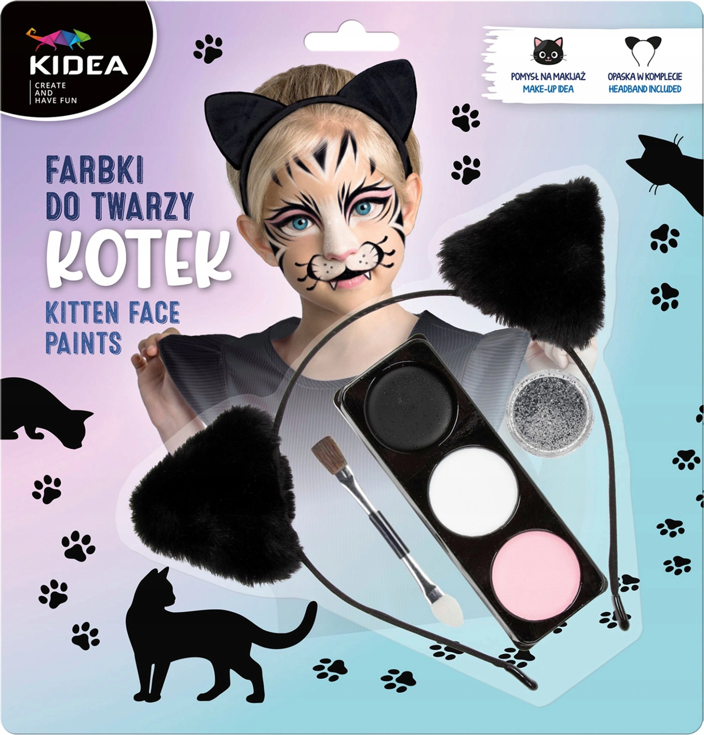 Derform FACE PAINTS 3KOL AKC KITTEN