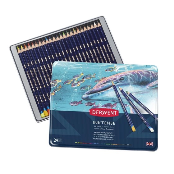 Derwent - Inktense Pencils  24 Tin