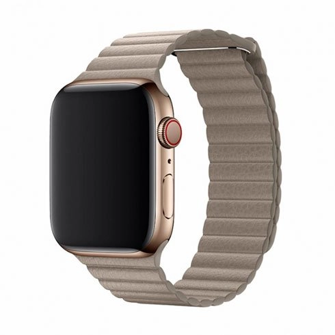 Devia Elegant Leather Loop(44mm) for Apple