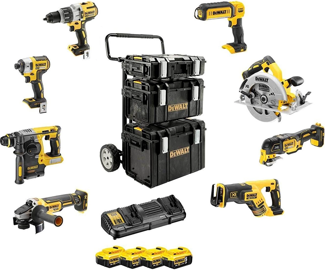 Dewalt 17-piece power tool set (DCK853P4-QW)
