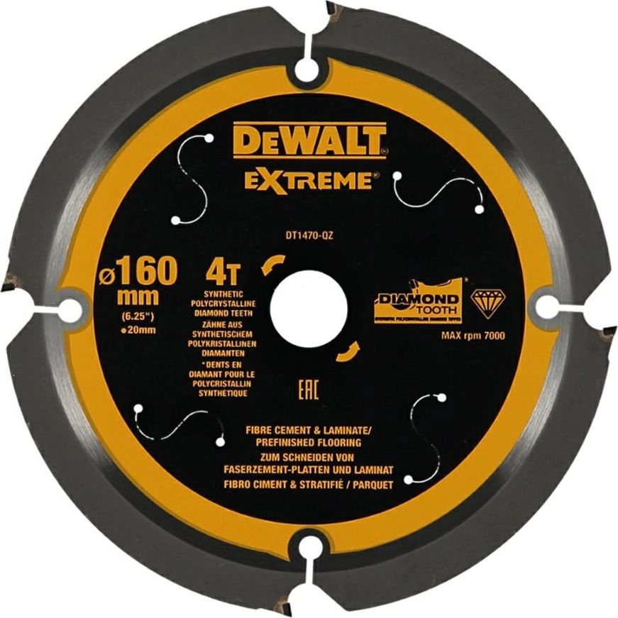 Dewalt Piła Tarcz.165x20mmx4z Fibre Cement