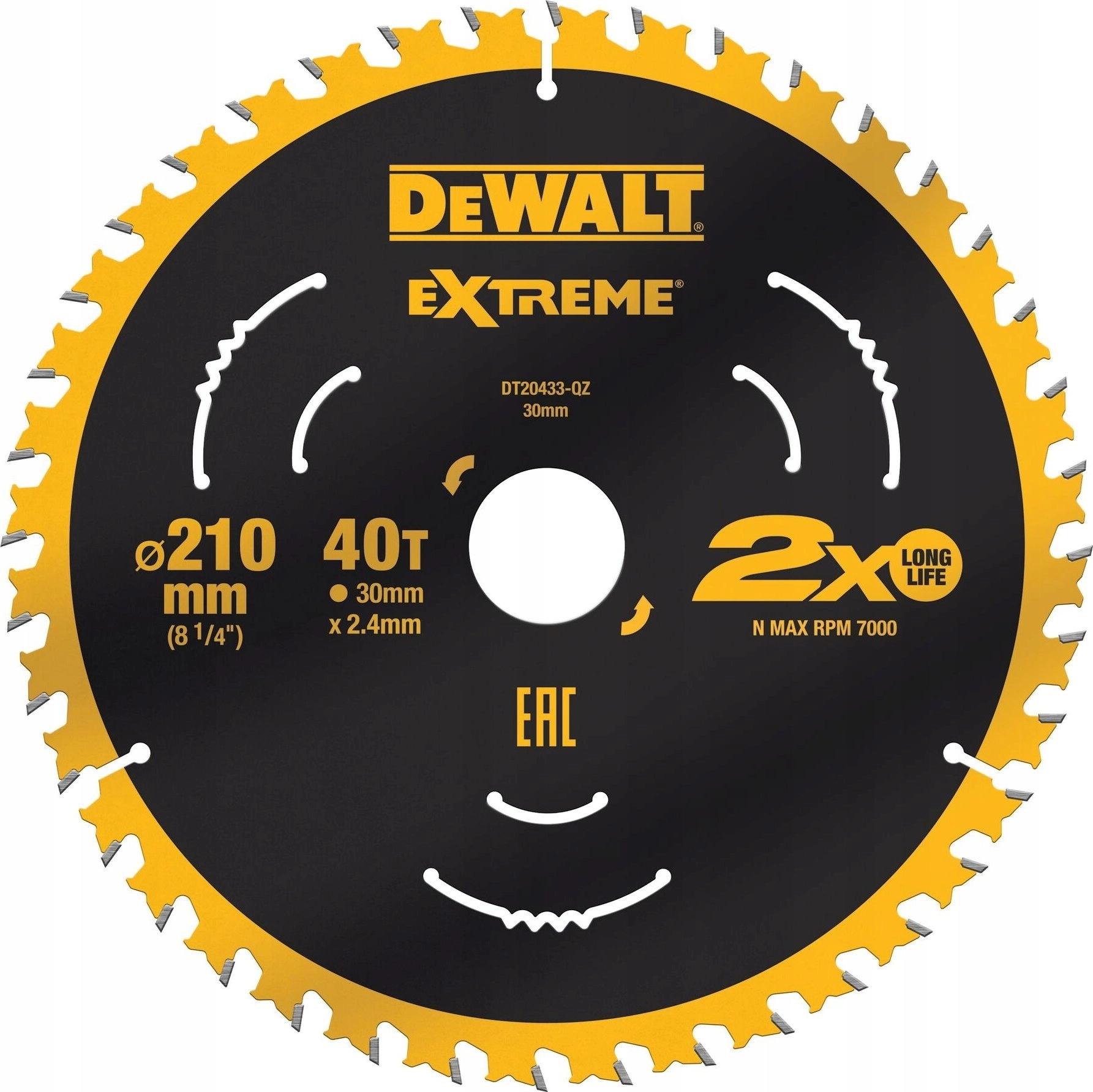 Dewalt DT20433 saw blade for wood