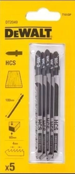 Dewalt brzeszczot do drewna 4x100mm DT2049