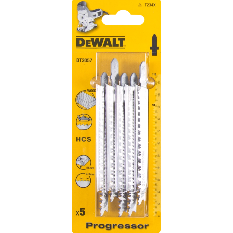 Dewalt Jigsaw blades type T HCS116x91mm