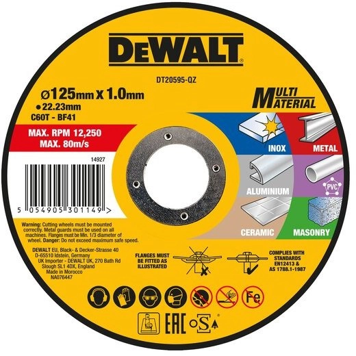 Multi-material cutting disc -125 x 22