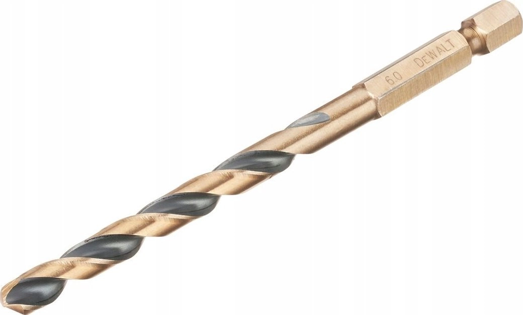 Metal drill bit HEX 1/4  6