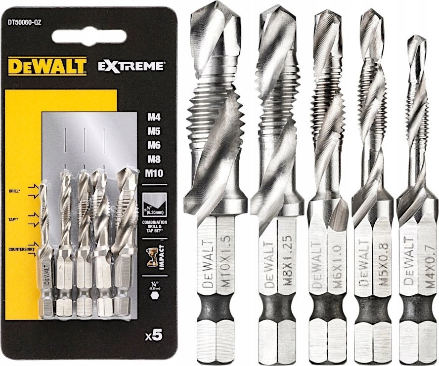 Wiertło Dewalt Wiertła samogwintujące M4-10 uch