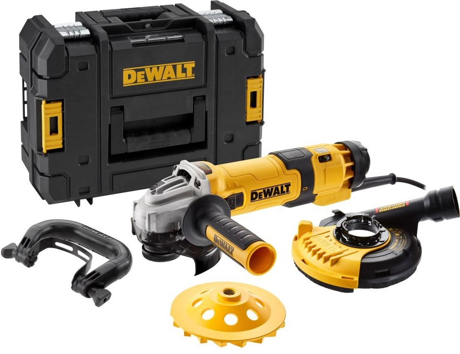 Leņķa slīpmašīna DeWalt DWE4257KT-QS; 1500W DWE4257KT