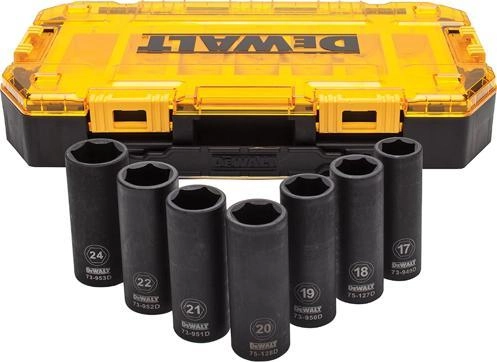 Dewalt Set of deep impact caps