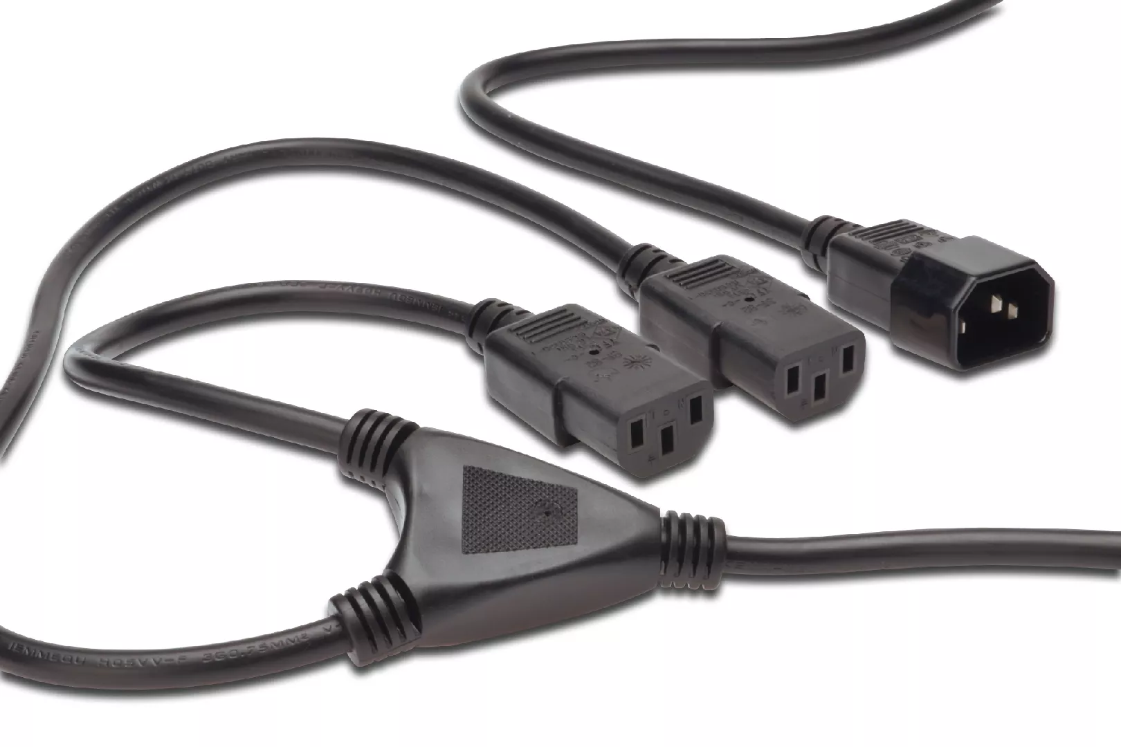 Digitus Y-power cord connection cable AK-440400-017-S