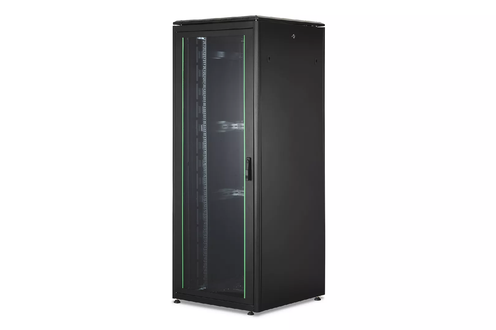 DIGITUS Netzwerkschrank Unique 42HE 2053x800x800mm schwarz