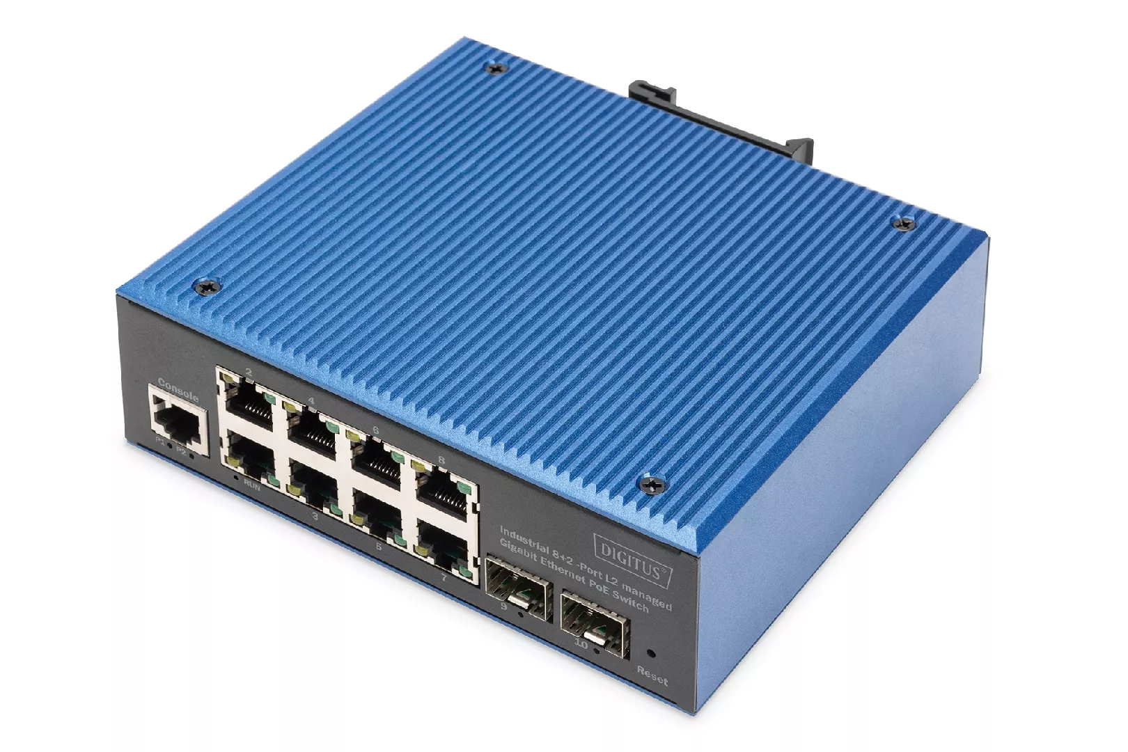 Digitus Industrial 8+2 port L2 managed