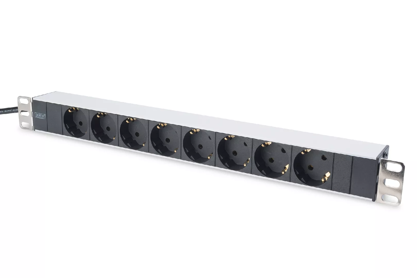 Digitus aluminum outlet strip 8 safety