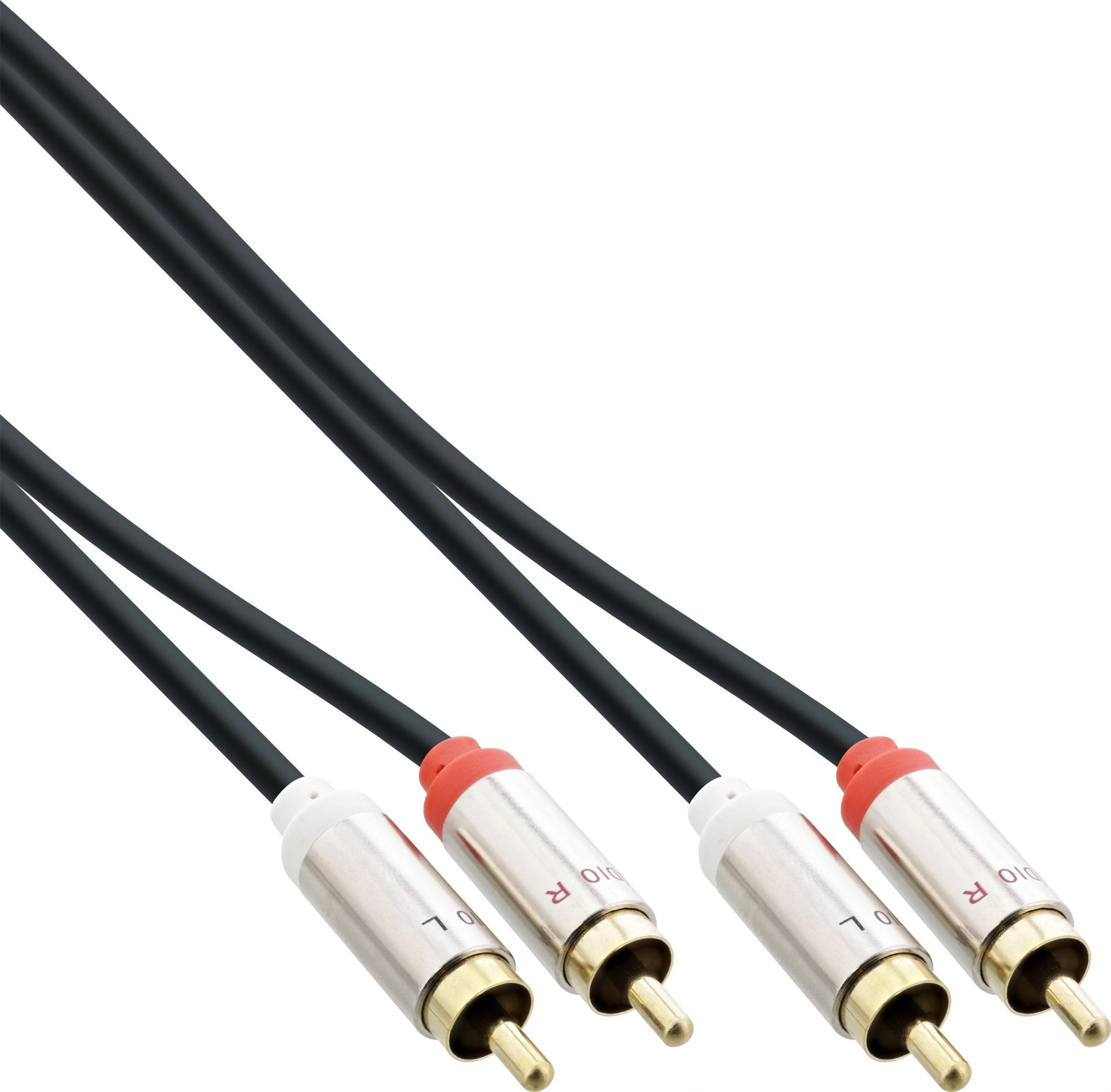 InLine Slim Audio Kabel 2x Cinch