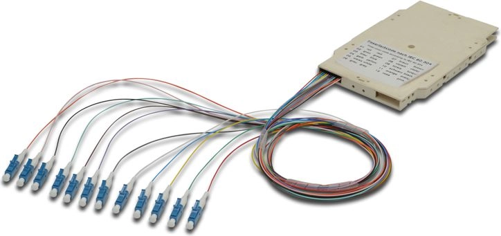 Digitus splice cassette with 12 pigtails