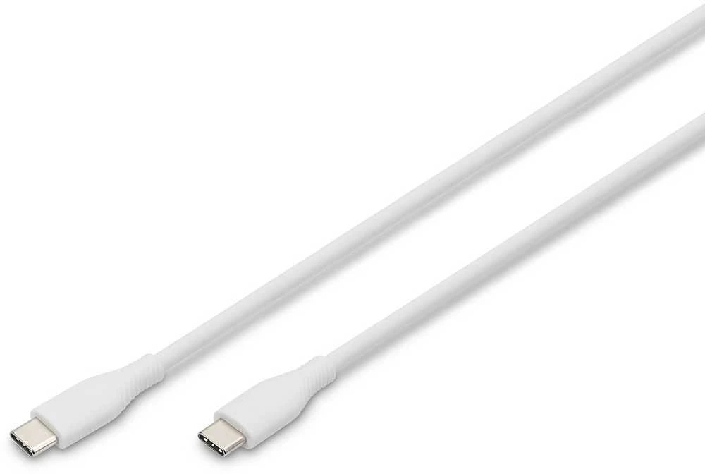 Digitus silikoninis jungiamasis kabelis  AK-300341-010-W  USB-C
