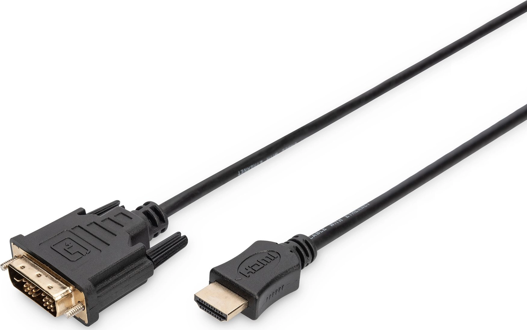 DIGITUS HDMI-Adapterkabel HDMI-DVI Full-HD 2m schwarz