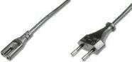 DIGITUS POWER CORD EURO-C7 M/F/18M H03VVH2-F