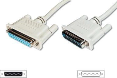 DIGITUS Datatransfer Verlngerungskabel  D-Sub25 St/Bu 5