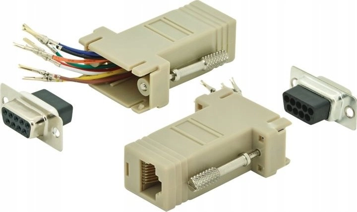 DIGITUS RS 232 Adapter  DB9  RJ45