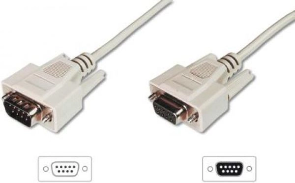 Data transfer extension cable D-Sub9/St -