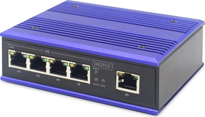 DIGITUS Switch Ind. 5-Port 10/100 Unmanaged