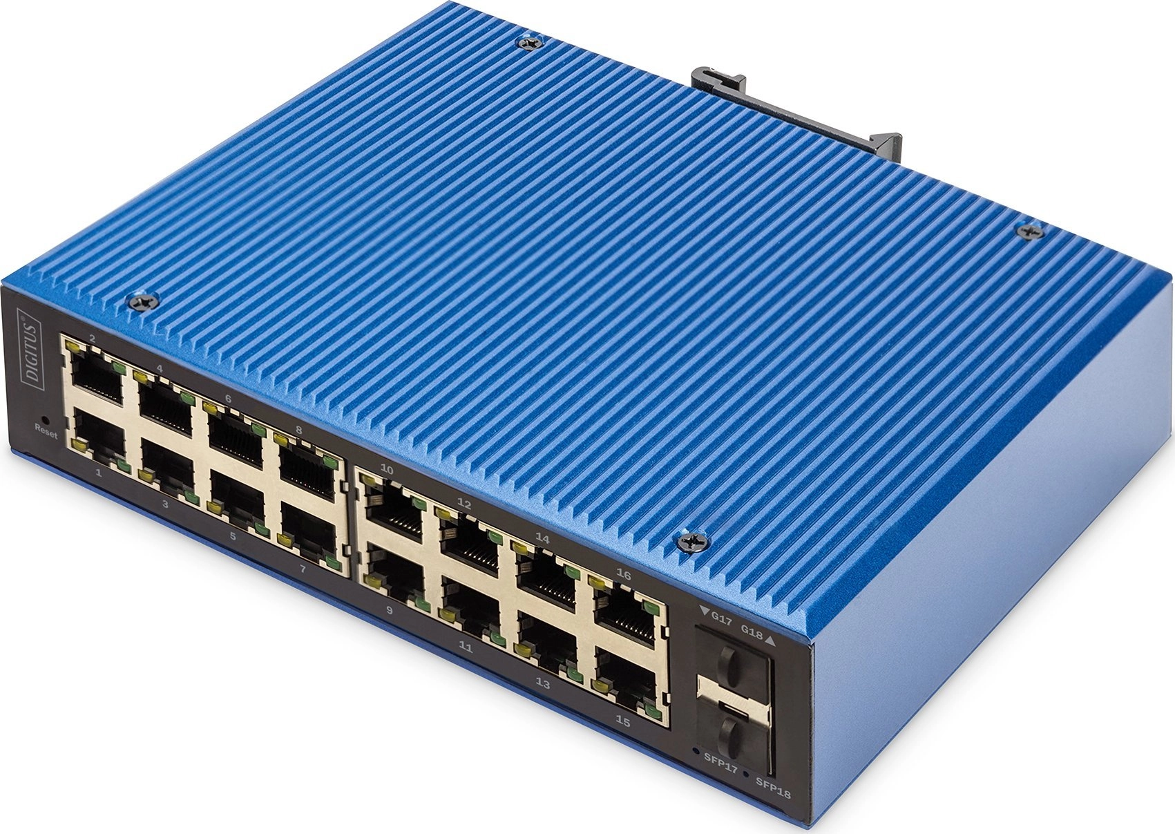 Digitus Industrial 16+2 -Port L2 managed