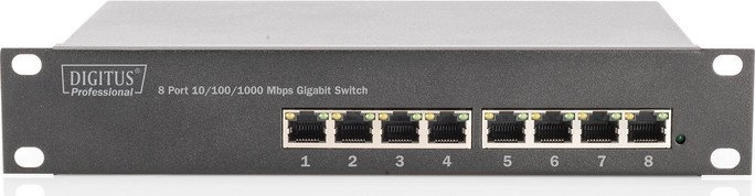 10" Gigabit Ethernet Switch  8-Port  Unmanaged