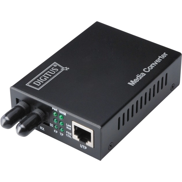 DIGITAL Medienkonverter Gigabit Multimode RJ45/ST DN-82110-1