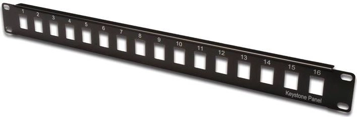 DIGITUS patch panel 1U 16-port unshielded