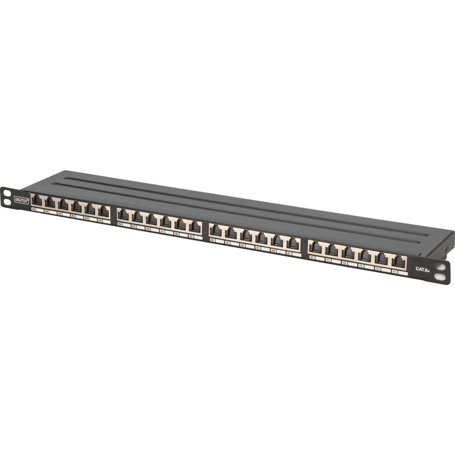 DIGITUS patch panel 0.5U 24-port