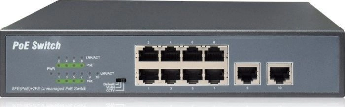 DIGITUS Switch 8-Port 10/100 120W PoE