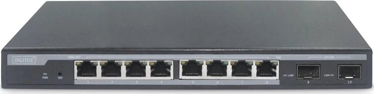 DIGITUS 8-Port PoE Switch Managed L2
