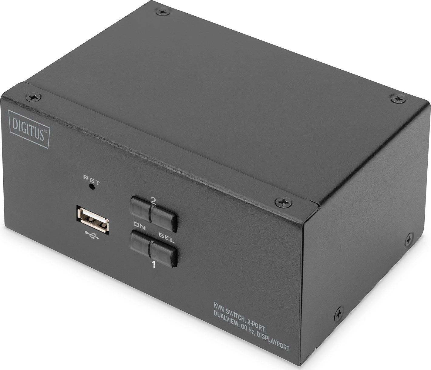 DIGITUS KVM-Switch 2 Port Dual Display