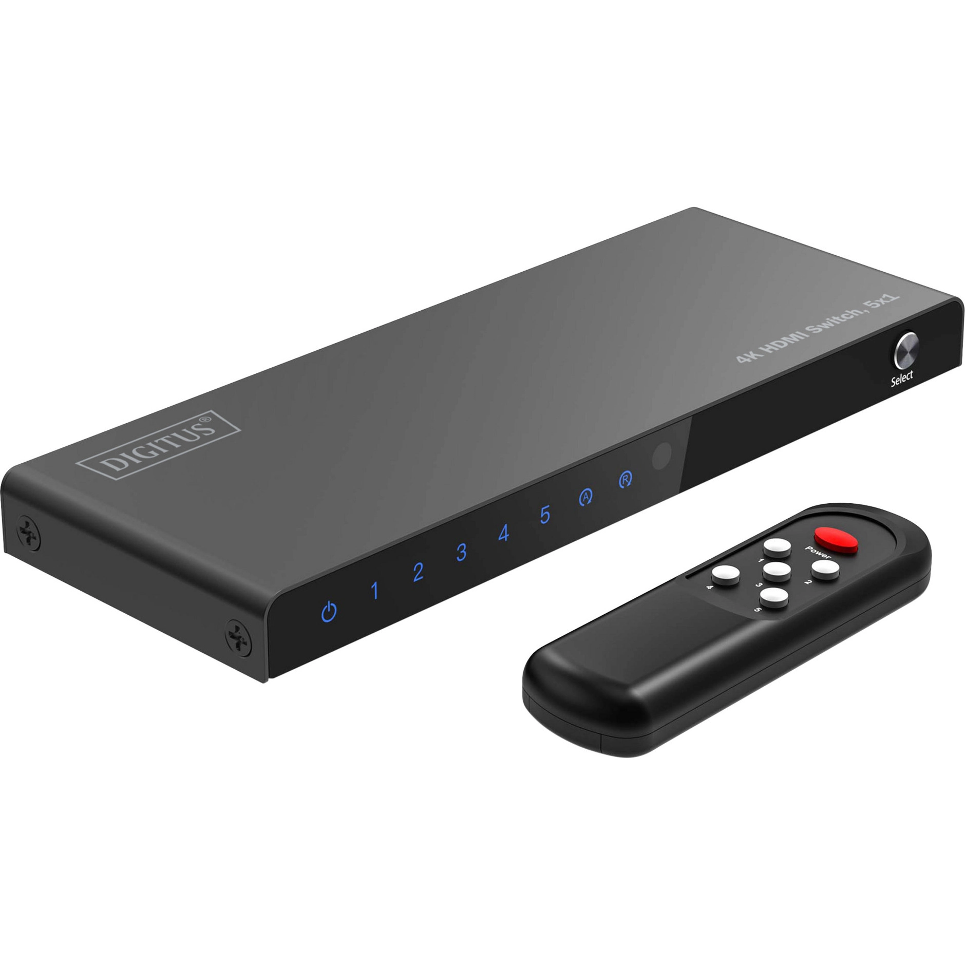 DIGITUS HDMI Switch  5x1 4K/60Hz HDCP