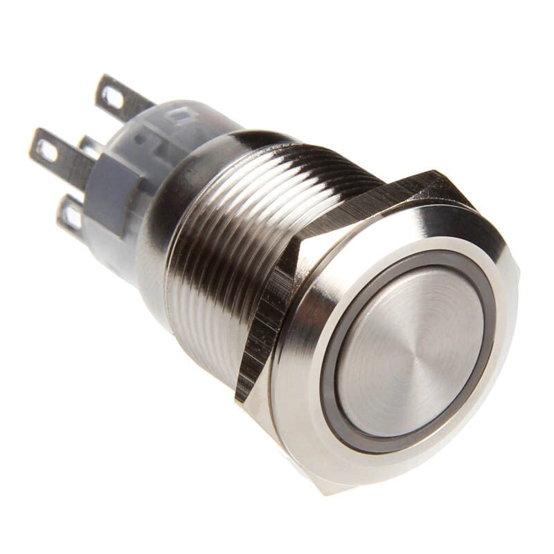 DimasTech Vandalismustaster 19mm - Silverline -