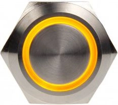 DimasTech Vandalismustaster 19mm - Silverline -