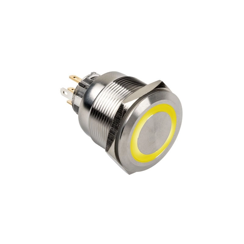 DimasTech Vandalismusschalter/-taster 25mm  Silverline Ring -
