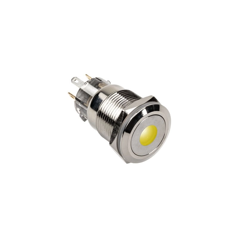 DimasTech DimasTech Vandalismusschalter/-taster 19mm  Silverline Dot