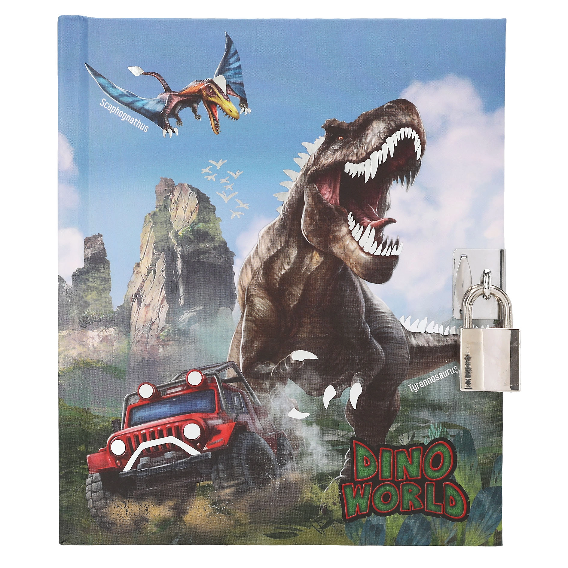 Dino World - Diary With Padlock